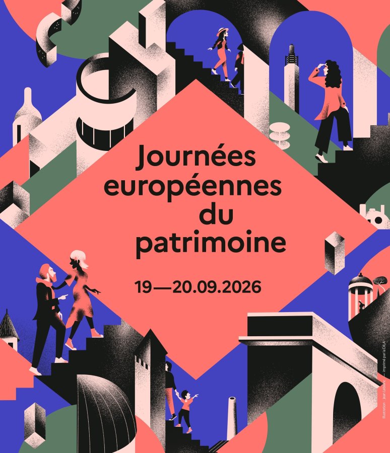 Affiche officielle des Journées européennes du patrimoine 2026